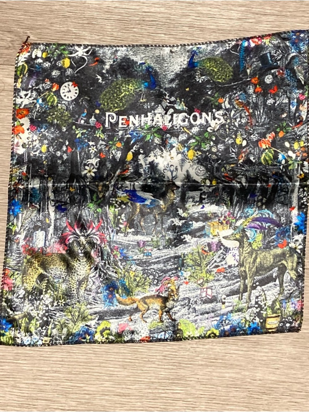 Penhaligon's Portraits Botanical & Wildlife Print Pocket Square Handkerchief